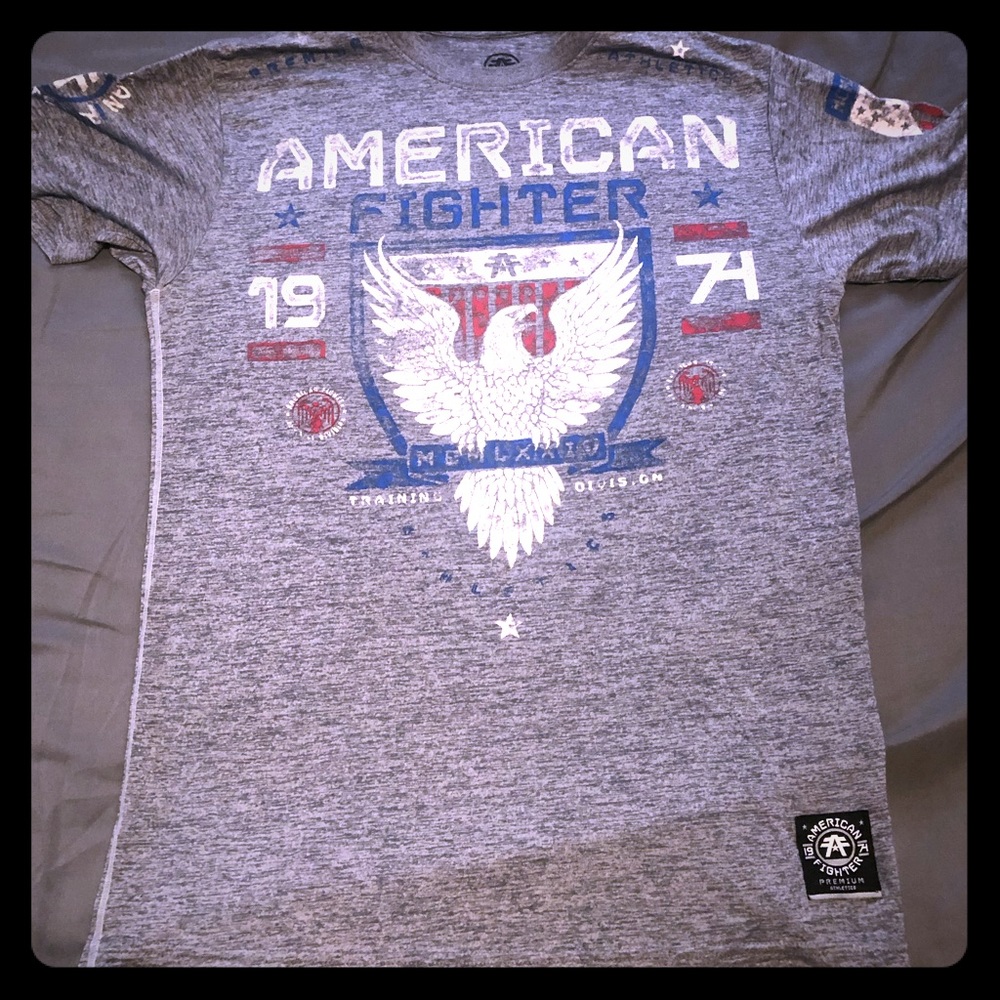 American Fighter Tee. American Flag